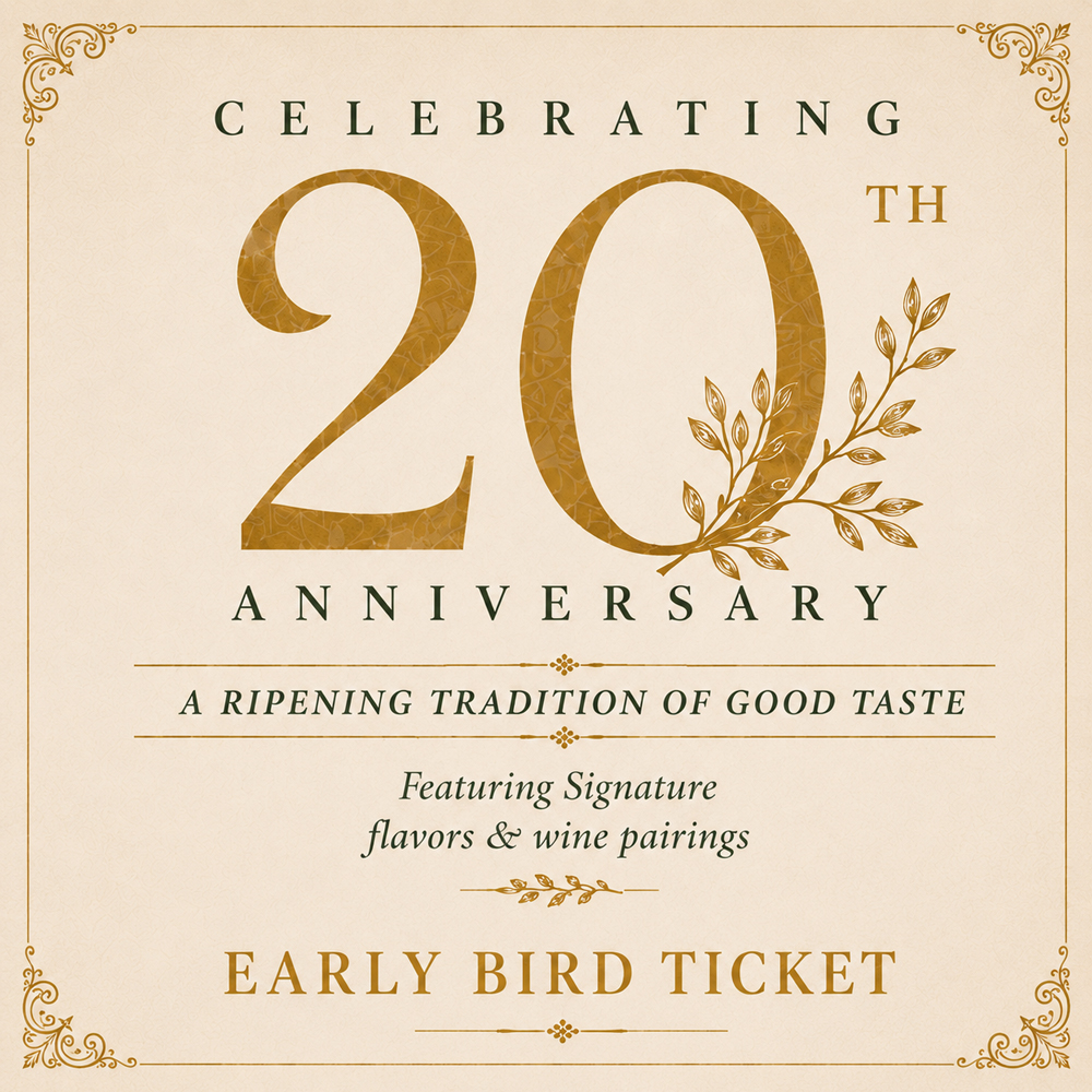 20th Anniversary - Early Bird Ticket - Lemuria Fine Dining