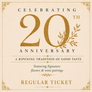 20th Anniversary - Regular Ticket - Lemuria Fine Dining